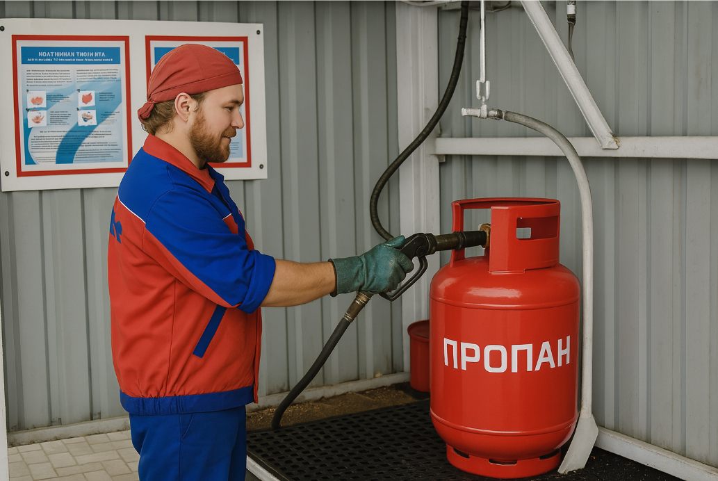 Почему не заправляется газовый баллон