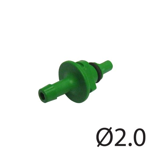 Штуцер д. 2,00 мм AEB зеленый; 50 штук