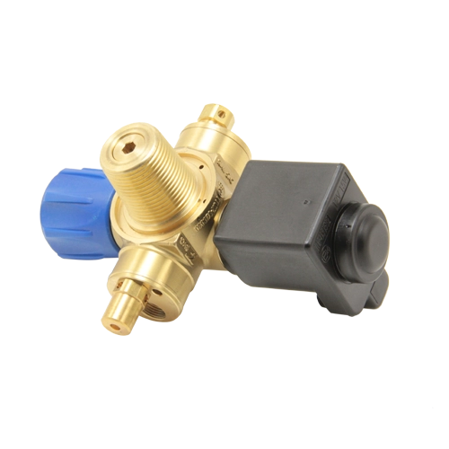 Вентиль TOMASETTO баллонный VM05 2D с электроклапаном AMP Superseal