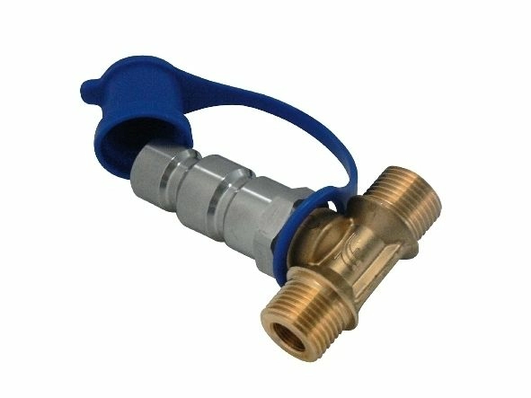 Клапан TOMASETTO заправочный NGV1 (тройник) EXTRA д. 8 мм