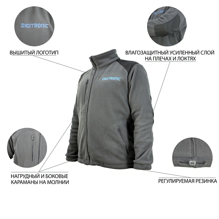 Куртка флисовая DIGITRONIC    ( 52 размер)